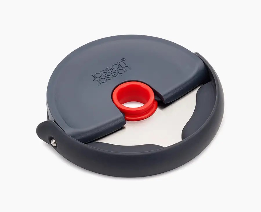 Disc Easy Clean Pizza Wheel Grey/Red