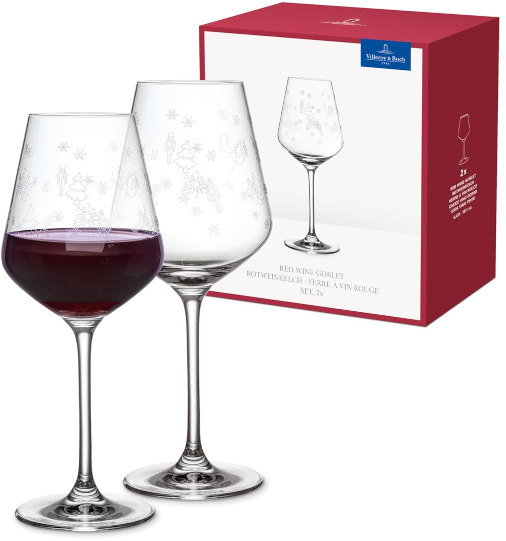 Winter Glow Wine Goblet Set 2