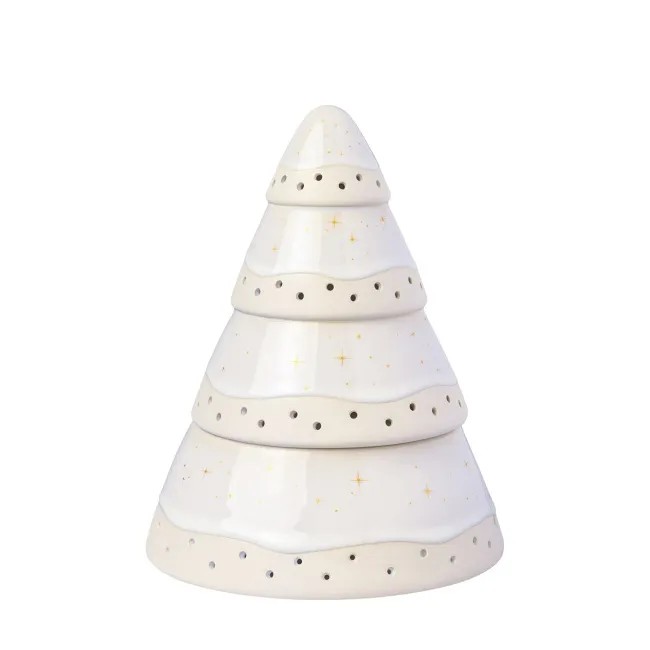 Winter Glow Hurricane Lamp Tree