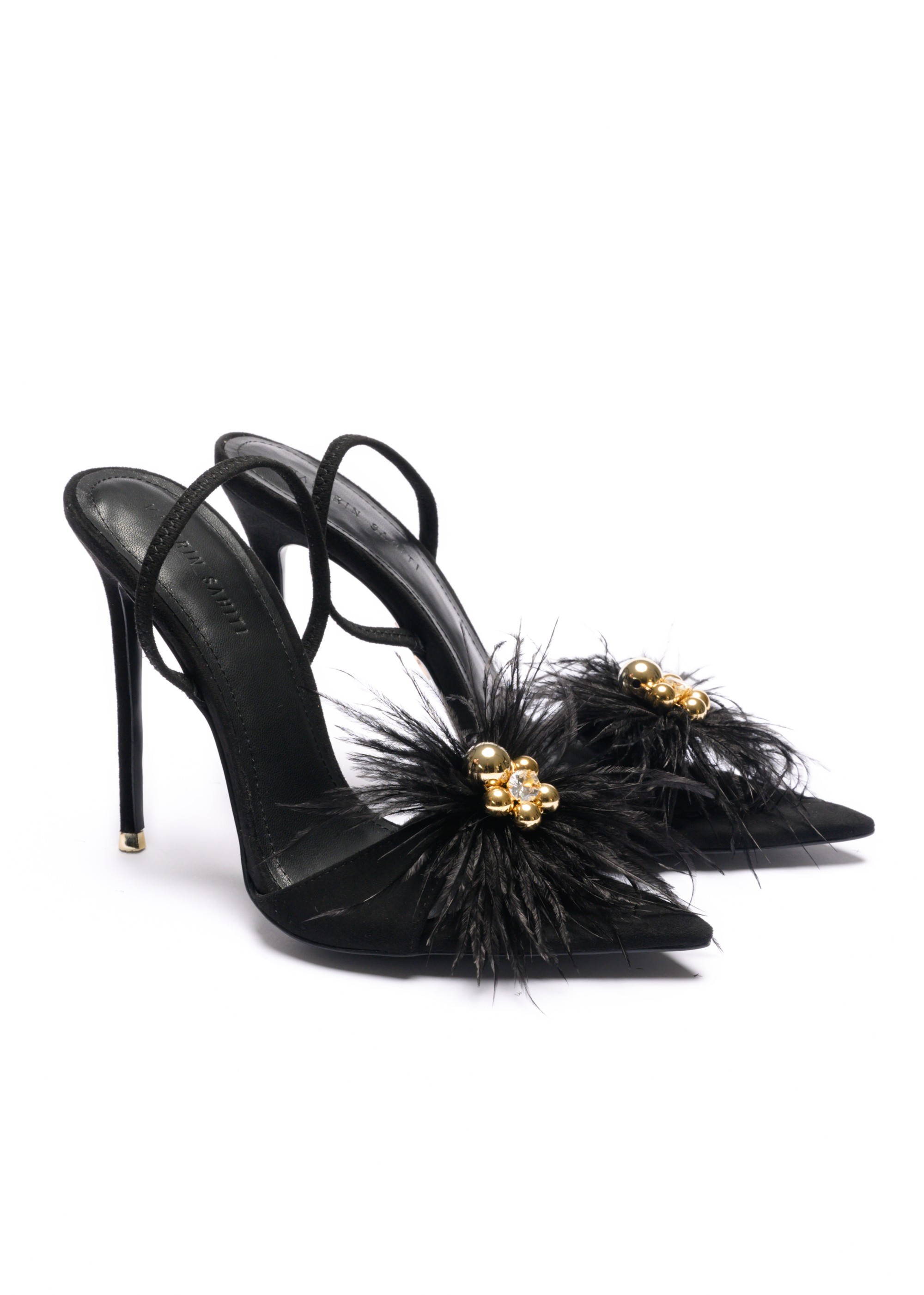 120 Rreze Black Dress Sandals. - Diva Noire