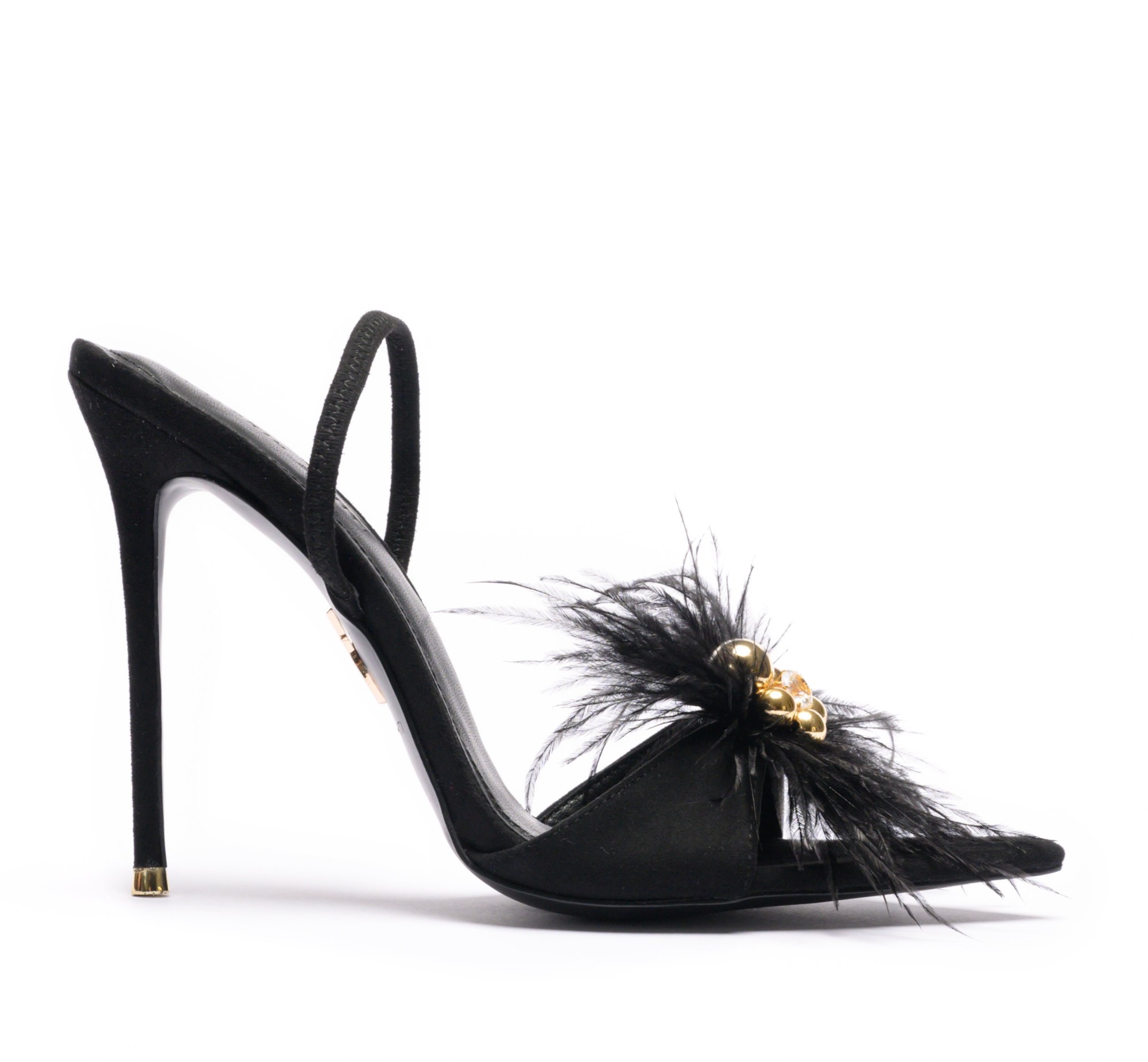 120 Jeri Black Dress Sandals