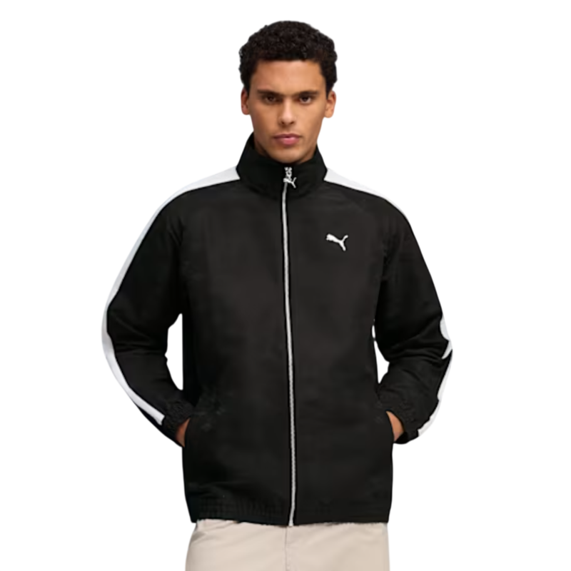 PUMA T7 Jacquarded Woven Relaxed Track Jacket