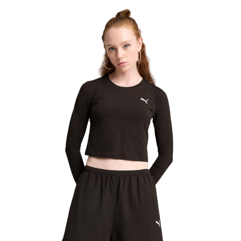 PUMA WARDROBE ESS Longsleeve Baby Tee