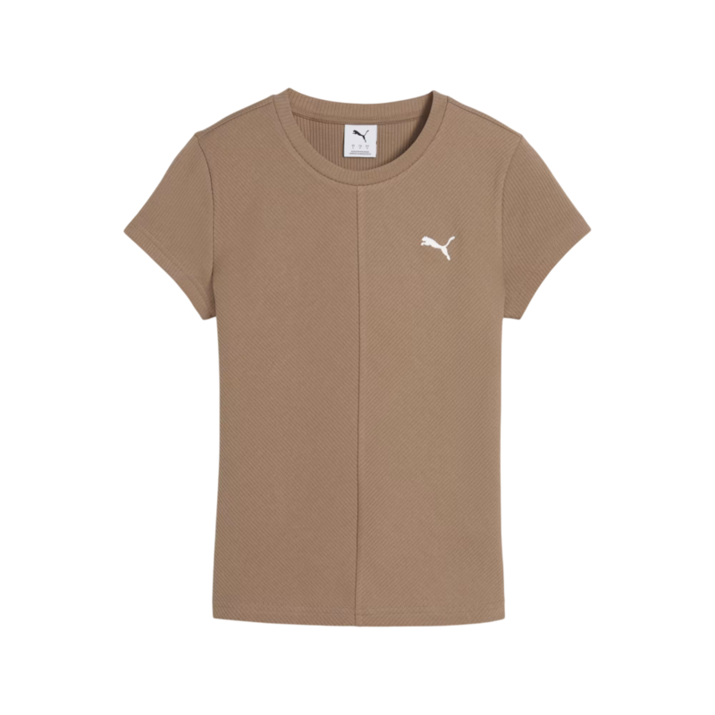 PUMA WARDROBE ESS Ribbed Slim Tee
