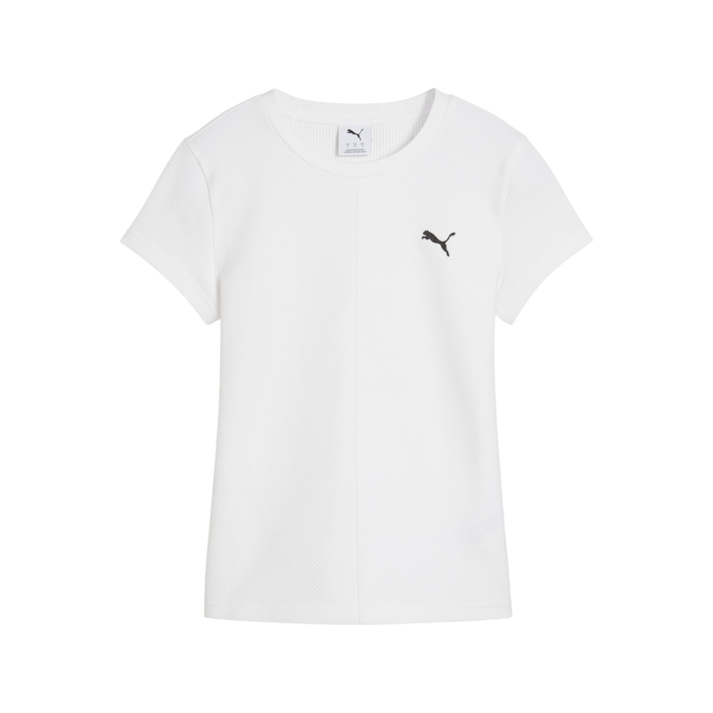 PUMA WARDROBE ESS Ribbed Slim Tee