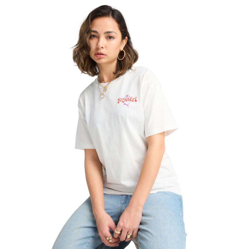 PUMA WARDROBE ESS FLORAL PACK Relaxed Graphic Tee
