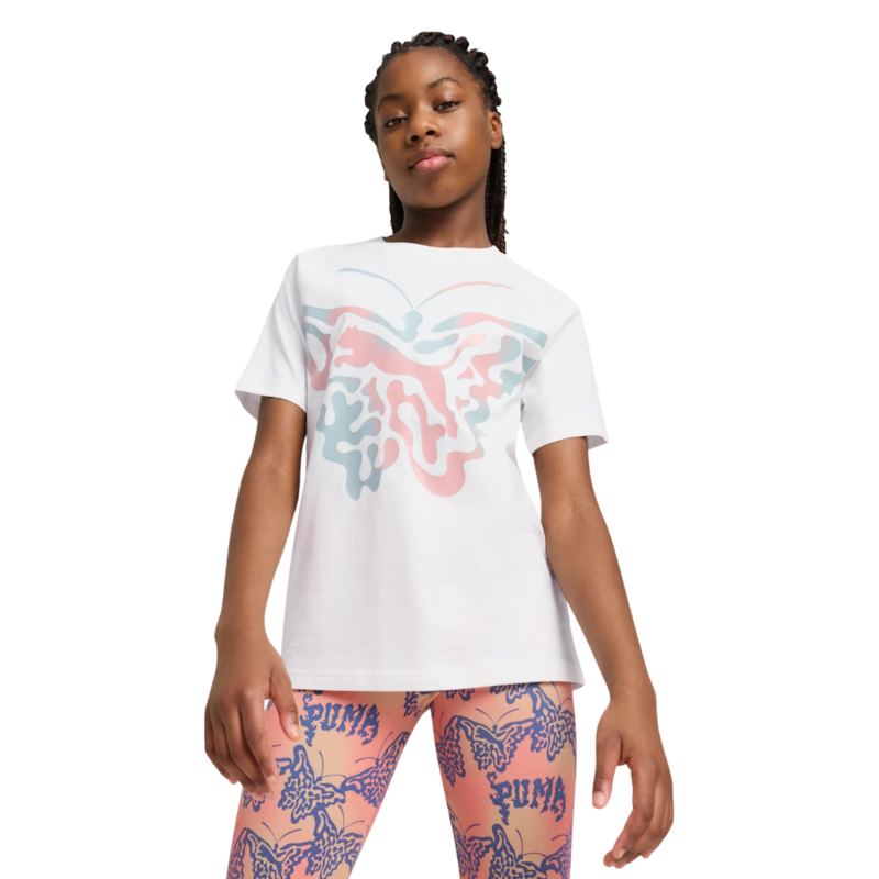 PUMA BUTTERFLY VIBE Logo Tee G