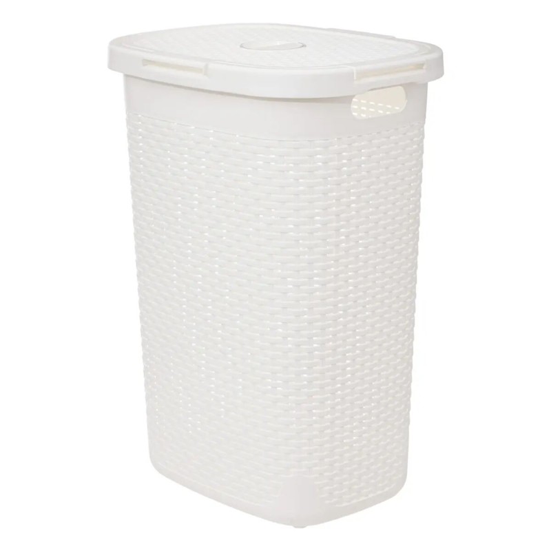 Five Shporte Per Rroba White 60L 2