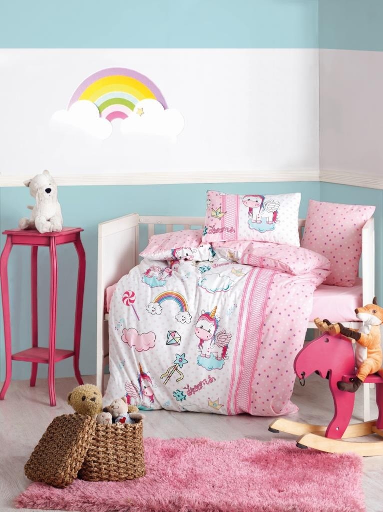 Unicorn Pembe – Set Kellef Per Bebe 100X150 Cm 7
