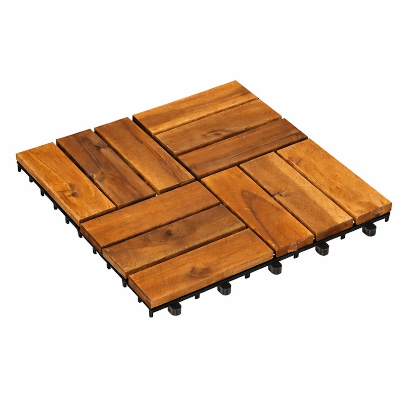 Acacia 30X30 - Set Pllake Dyshemeje 9Pcs