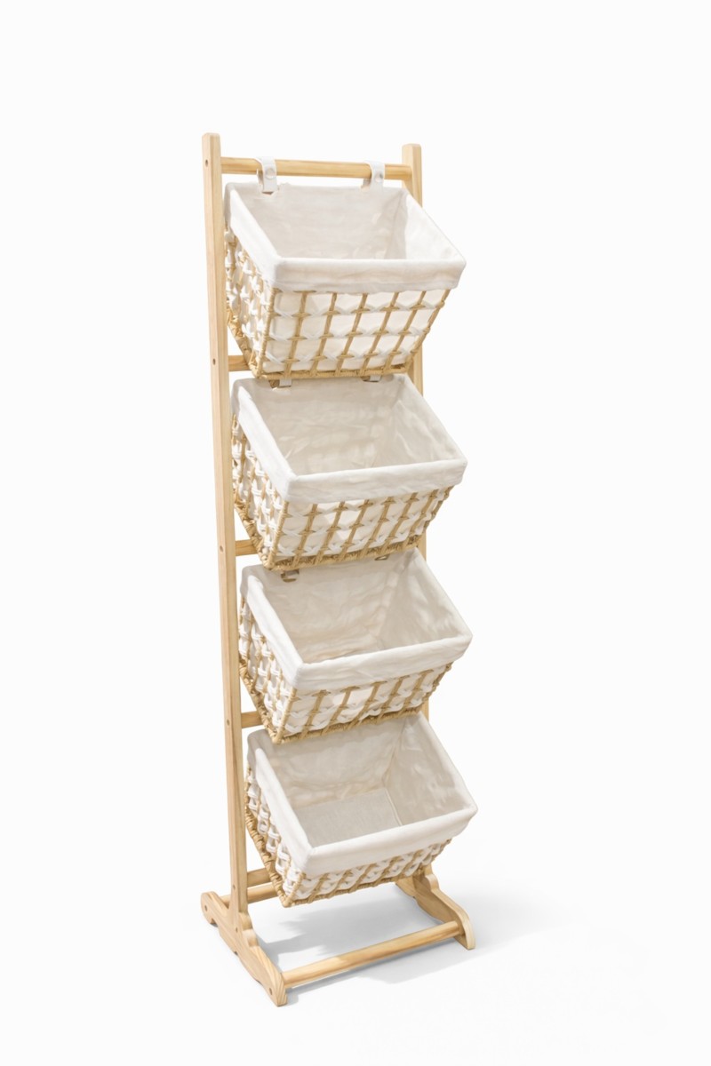 Raft I Hapur Per Banjo White 35X36X125