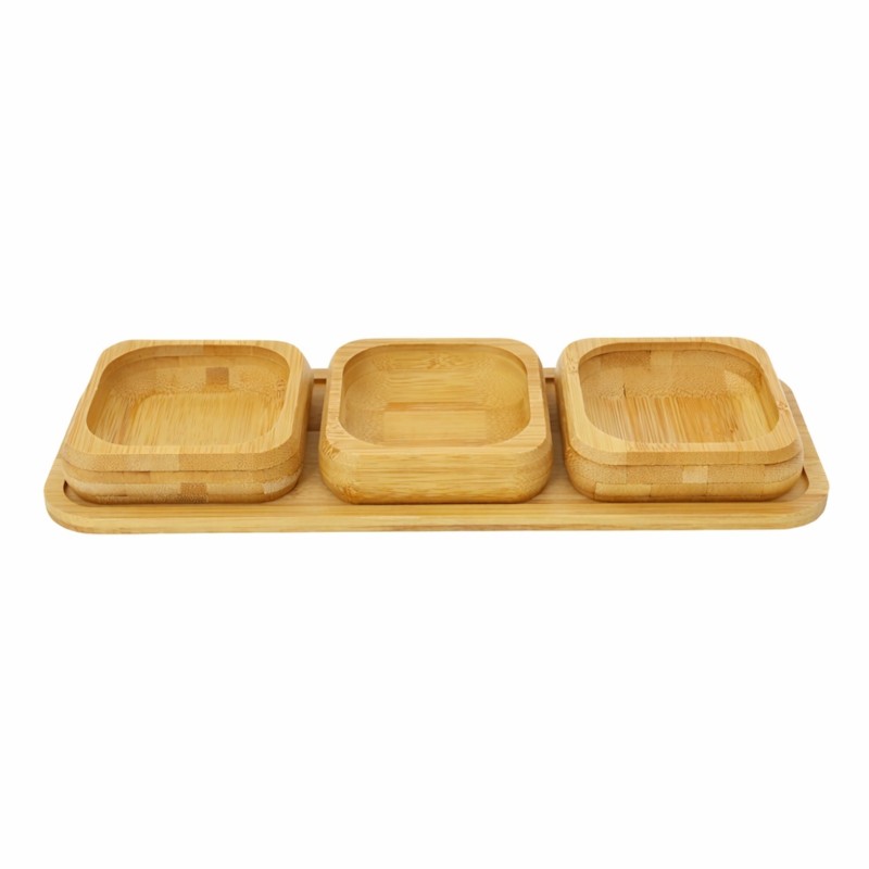 Bambu Square - Set Per Grimesira 3Pcs