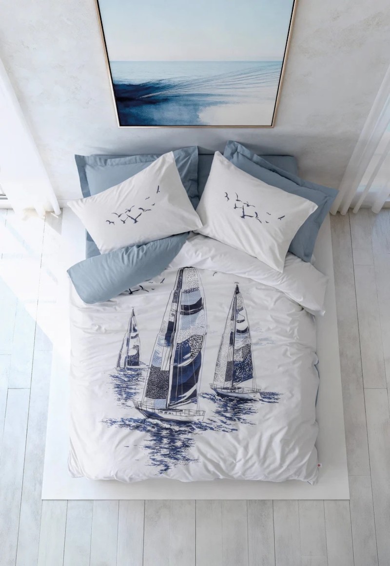 Maritime Skipper Indigo - Set Kellef Njeshe 160X220