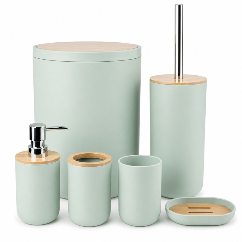 Set Aksesore Per Banjo 6Pcs Green