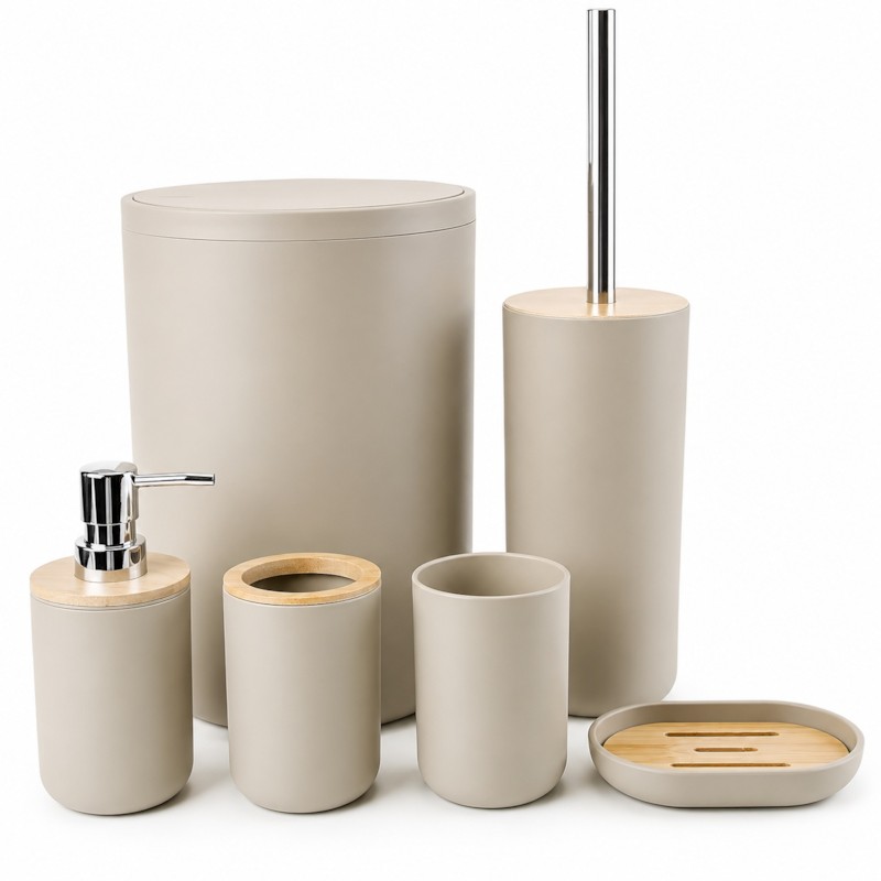 Set Aksesore Per Banjo 6Pcs Beige