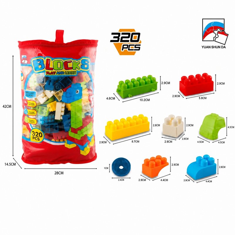 Set Blloqesh Ndertimi 320Pcs