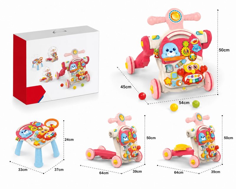 Baby Walker Edukative 4N1 Me Drita Dhe Muzike