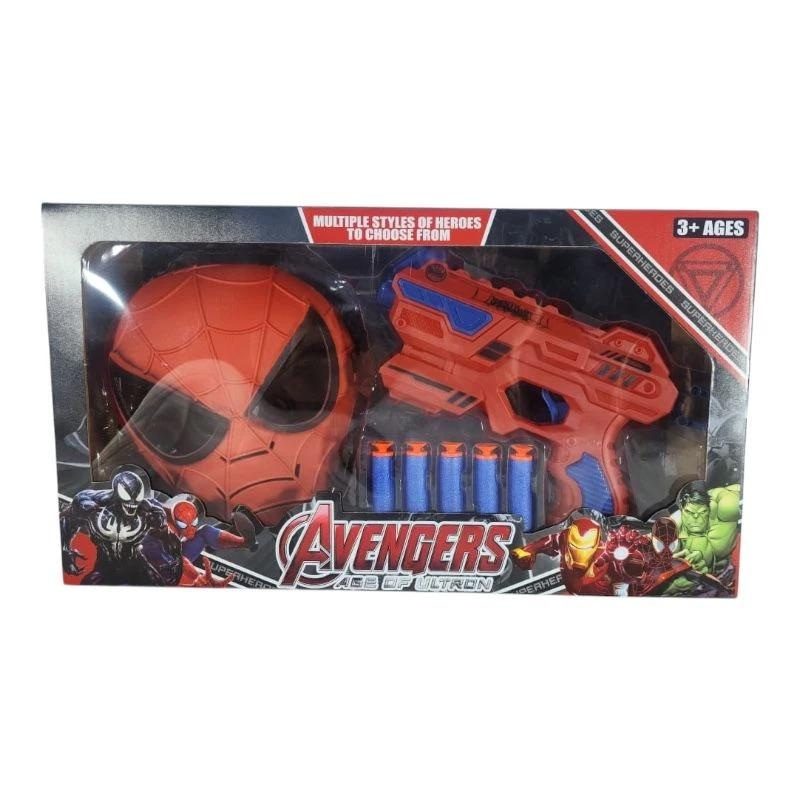 Spider Man – Maske + Pistoletë Loder