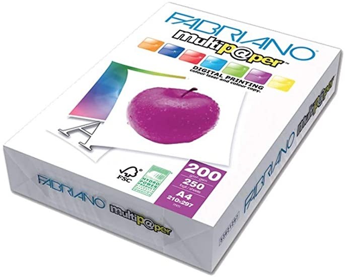 Fabriano Multi 200Gr A4 Bianco 250F