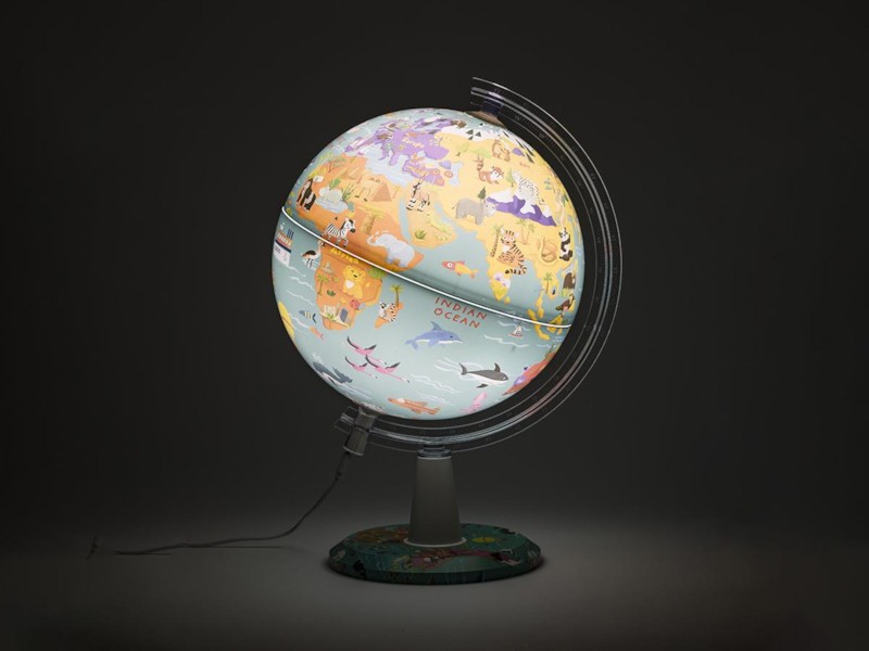 Gr Glob My Wild World Me Drite + Usb 26Cm