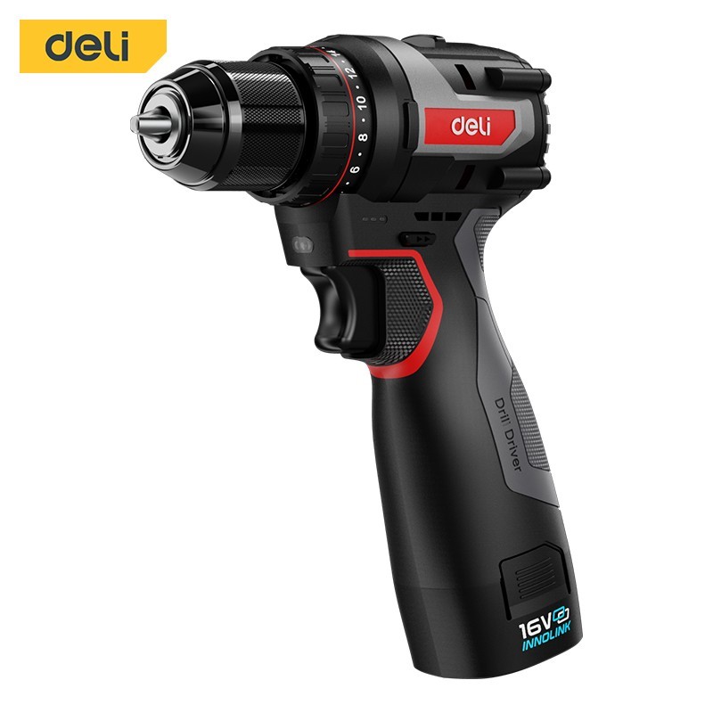 Deli Vidator Lithium Ion 16V 10Mm 2.0Ah*2 De-Dz16-1D2