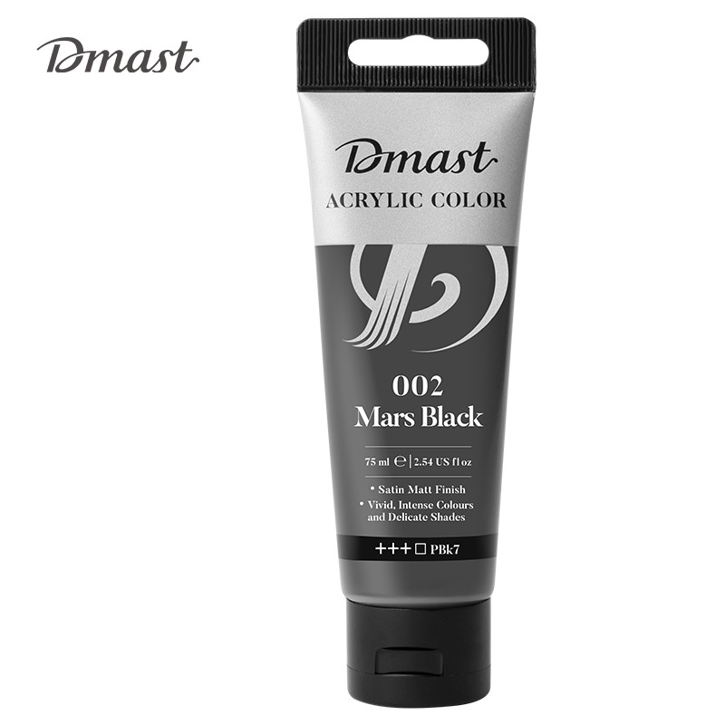 Deli Ngjyre Akril Dmast 75Ml Mars Black 1/12 C330-Mb