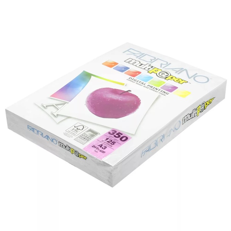 Fabriano Multi 350Gr A3+ Bianco 125F