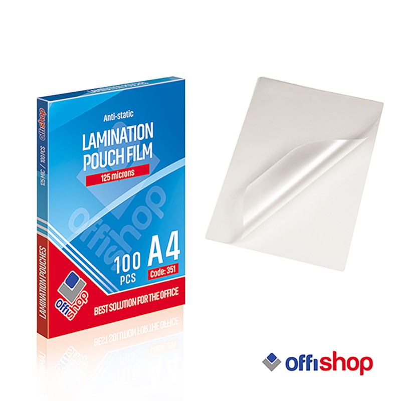 Osh Plastifikim A4 100Mic Of350