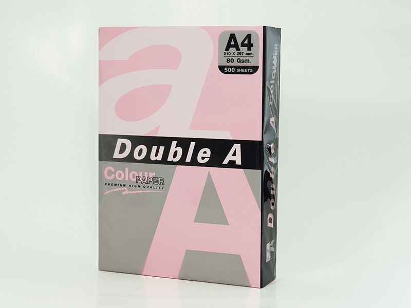 Double A Leter Me Ngjyre A4 80Gr Pink 25Fl