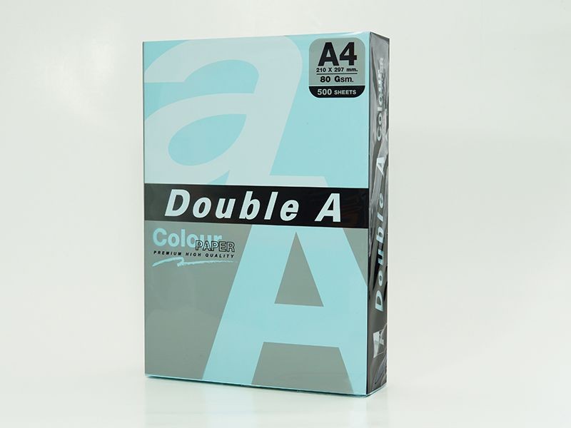 Double A Leter Me Ngjyre A4 80Gr Ocean 100Fl