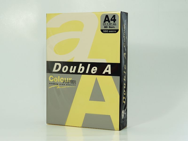 Double A Leter Me Ngjyre A4 80Gr Butter 100Fl