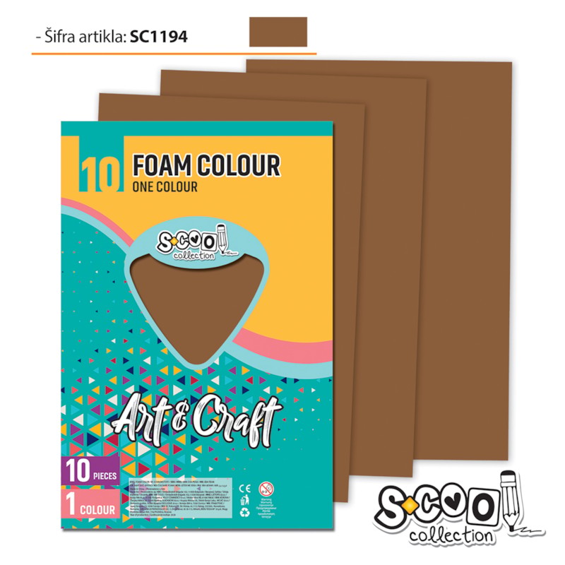 Osh Leter Dekoruese Kafe 20X30Cm 1/10 Sc1194
