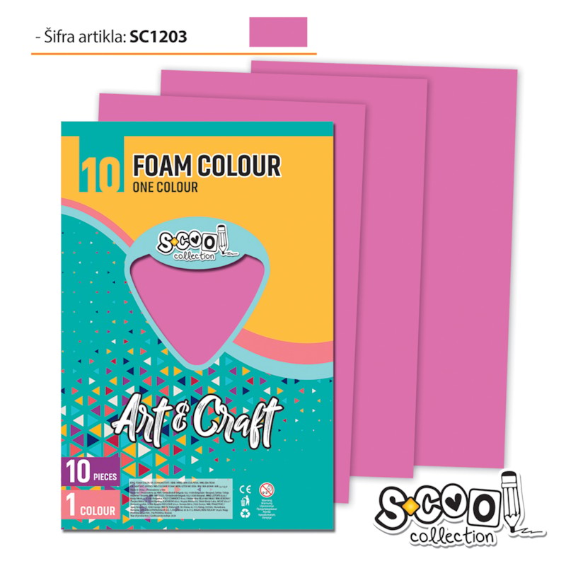 Osh Leter Dekoruese Roze 20X30Cm 1/10 Sc1203