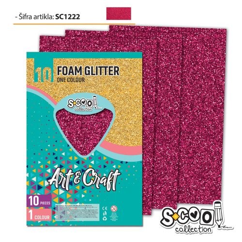 Osh Leter Dekoruese Me Xixa Pembe E Mbyllet 20X30Cm 1/10 Sc1222