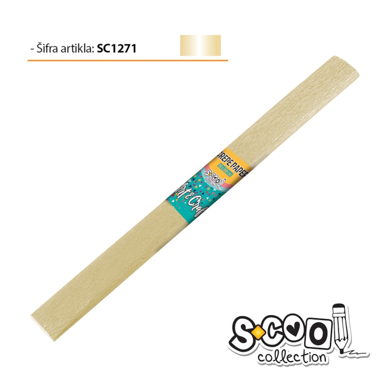 Osh Leter Krep Verdhe 50X200Cm 1/10 Sc1271