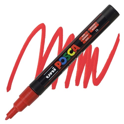 Uni-Marker Pc-3M Posca Red