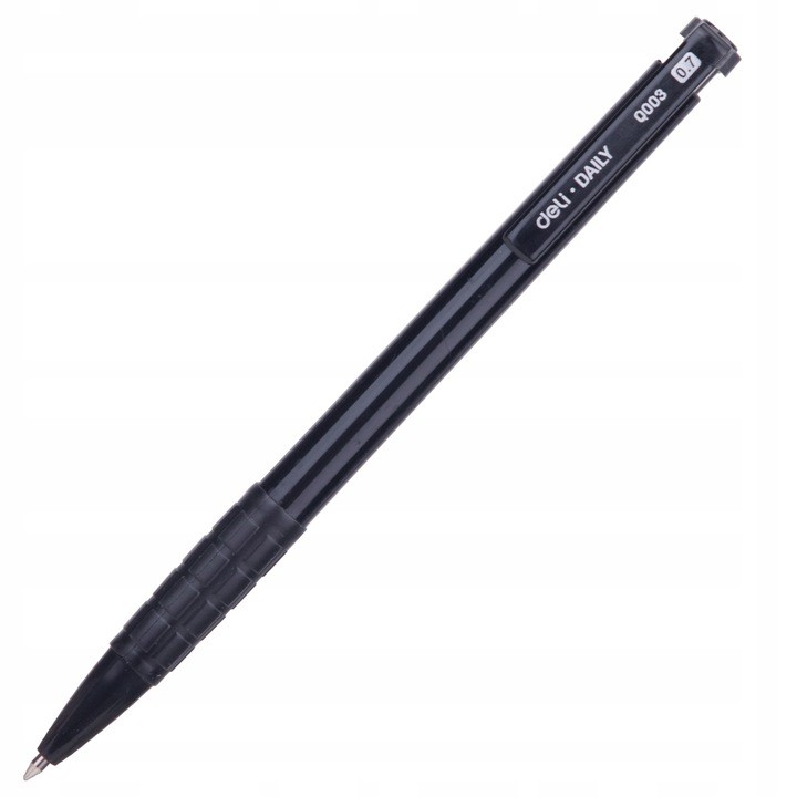 Deli Kimik Ballpoint Arrow Black 0.7 1/12 Q00320