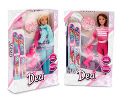 Teo Loder Dea Kukull Me Ski 30Cm 2 Modele 15114514