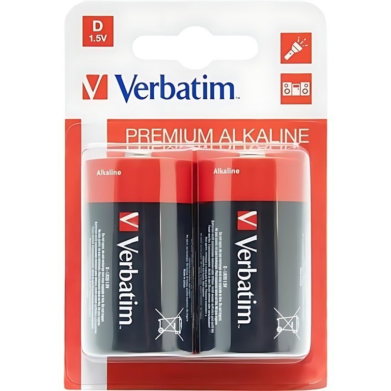 Bateri Verbatim Alak D 1.5V 2K