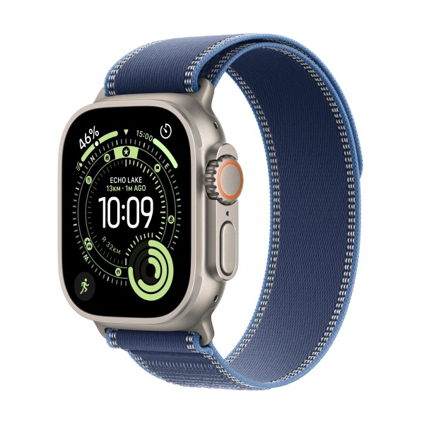 Apple Watch Ultra 3 Cellular 49Mm Natural Titanium Case With Blue/Bright Blue Tr