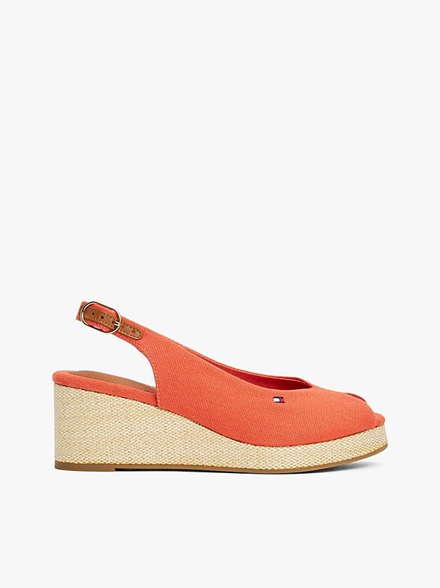 Flag Mid Wedge Espad Slingback