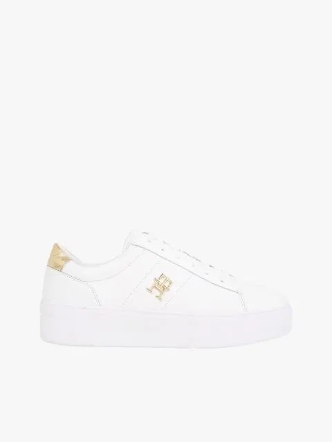Platform Court Sneaker Metallics