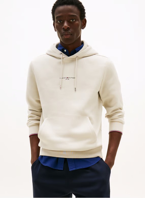 Tommy Logo Tipped Hoody