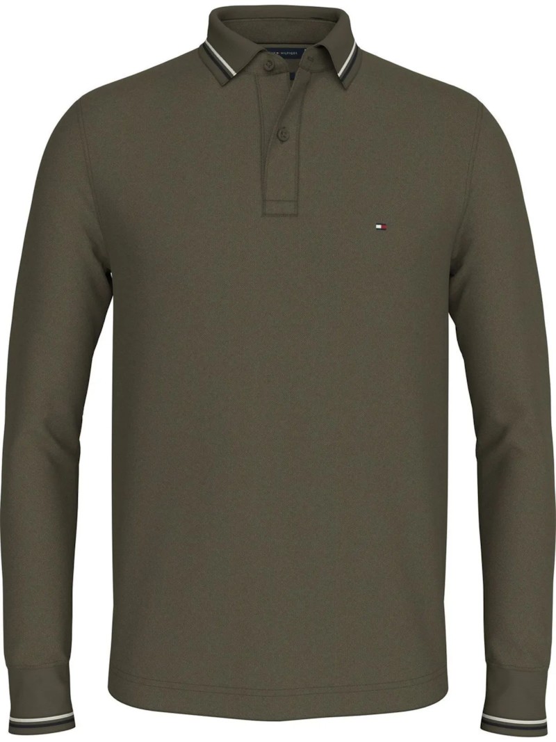 L/S Tipped Slim Fit Polo