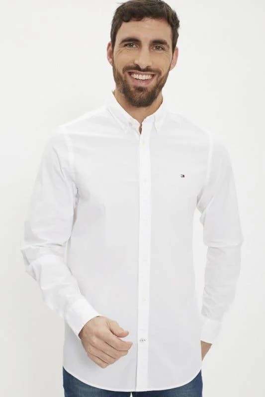 Core Stretch Slim Poplin Shirt_Lg