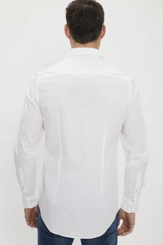 Core Stretch Slim Poplin Shirt_Lg thumbnail 2