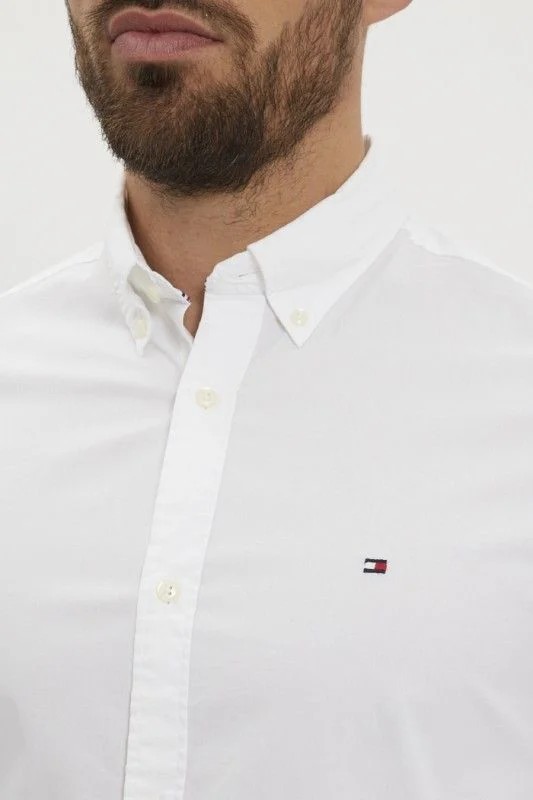 Core Stretch Slim Poplin Shirt_Lg thumbnail 4