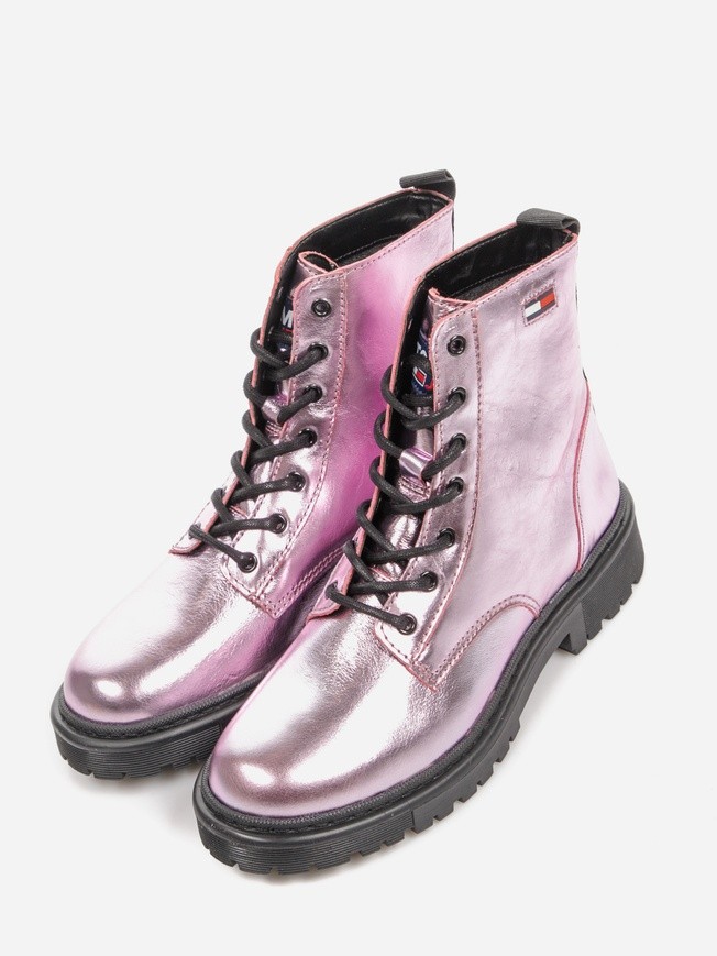 Branded Tape Metallic Boot