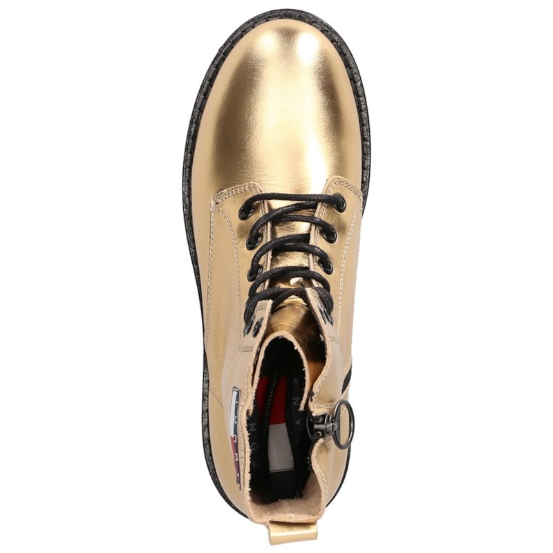 Metallic Lace Up Boot thumbnail 3