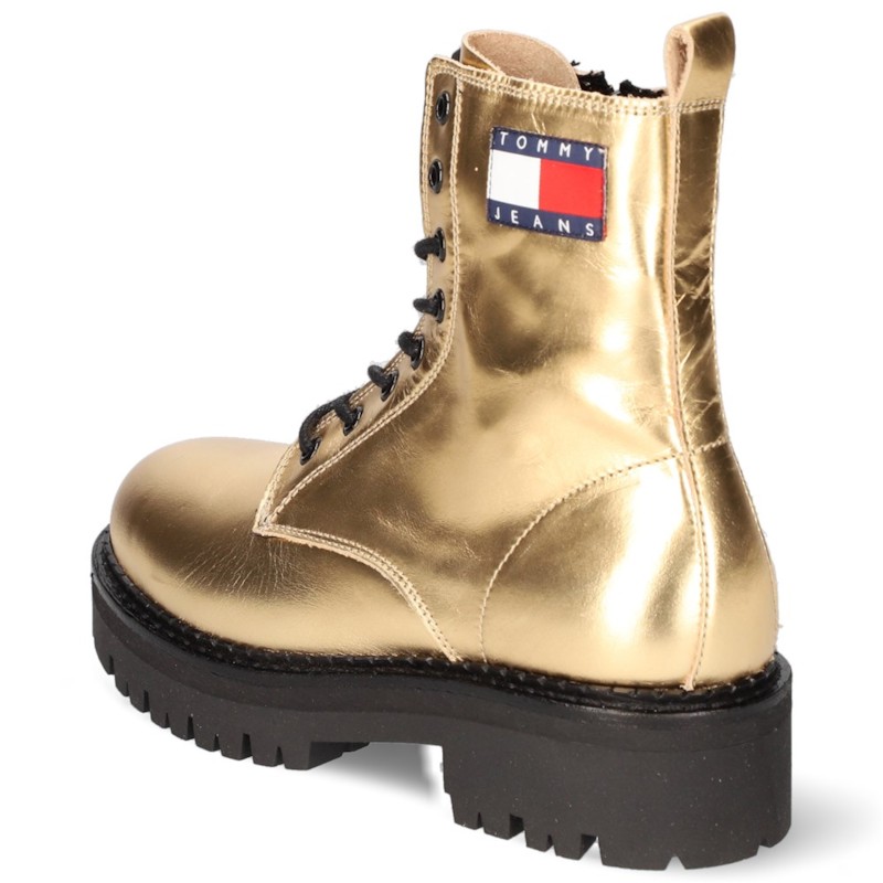 Metallic Lace Up Boot thumbnail 4